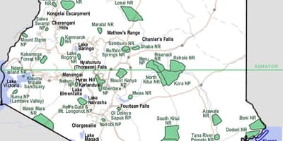 வரைபடம் கென்யா சபாரி 