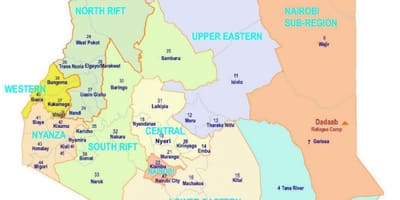 வரைபடம் கென்யா மதம்