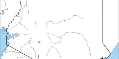 வரைபடத்தை ஒரு வெற்று வரைபடத்தை கென்யா
