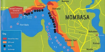 வரைபடம் mombasa கென்யா