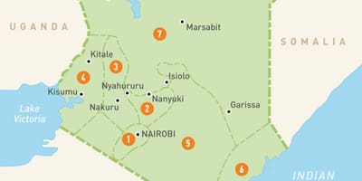 வரைபடம் nanyuki கென்யா